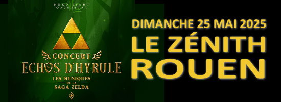 Bandeau responsive ECHO D'HYRULE Rouen Le Zénith 2025 550x200