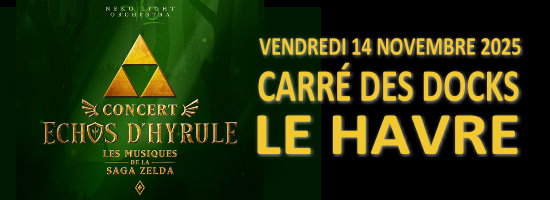 Bandeau responsive ECHO D'HYRULE Le Havre Carré des Docks 2025 550x200